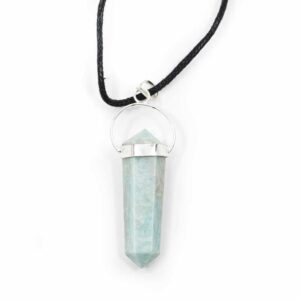 Pendel Amazonite dubbel spets
